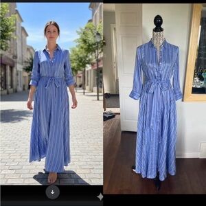 NWT Banana Republic European Belted Shirt Dress. Size 2